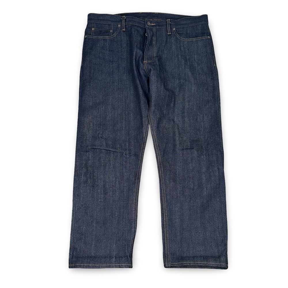 3sixteen NT-100x Narrow Tapered Raw Selvedge Denim Jeans Indigo Mens 38 x 26 USA